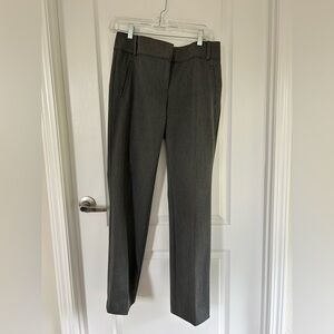 Loft Julie straight leg grey pant
